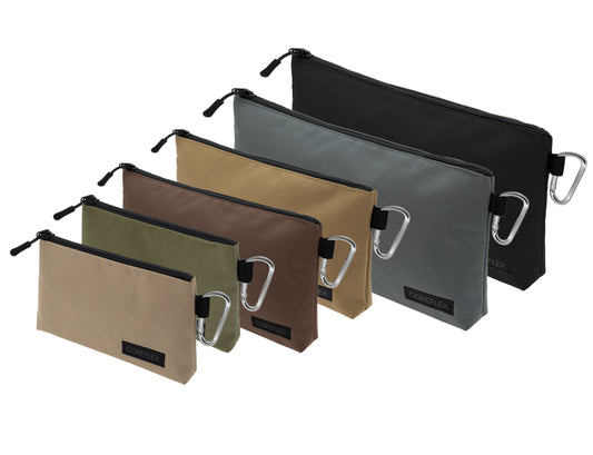 Coreflex 6pack Multi size premium Tool Pouch Zipper Bag, Multipurpose Storage pouch.
