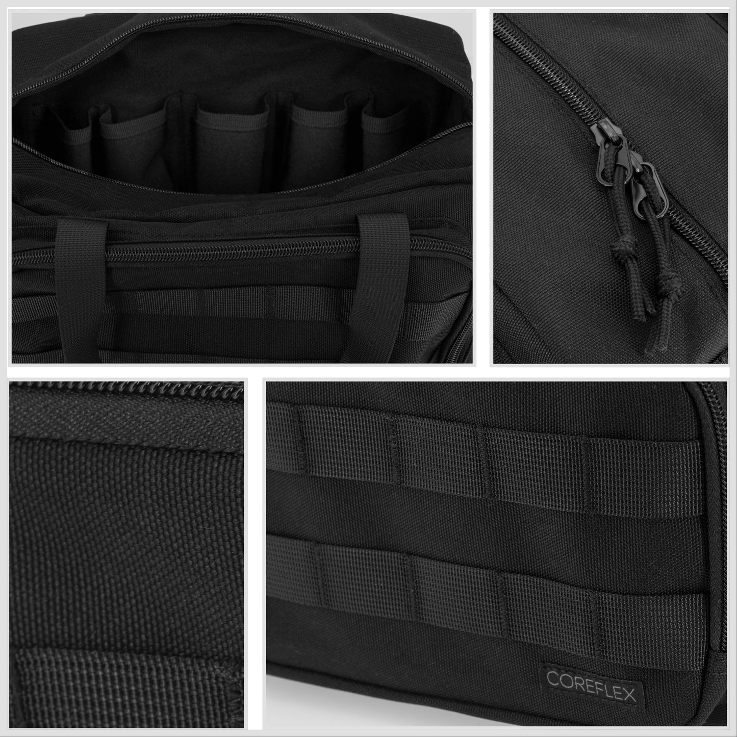 Coreflex 12-inch Heavy Duty Tool Bag, Tactical Bag, Gear Bag, Range Bag, EDC Bag