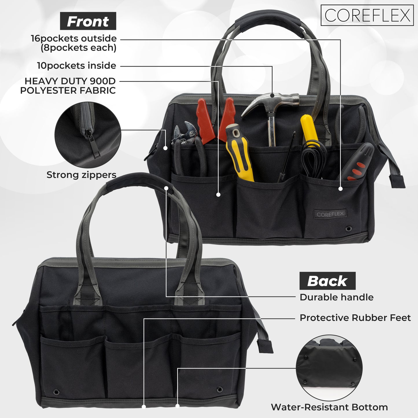 Coreflex 14inch Wide-Mouth Tool Bag